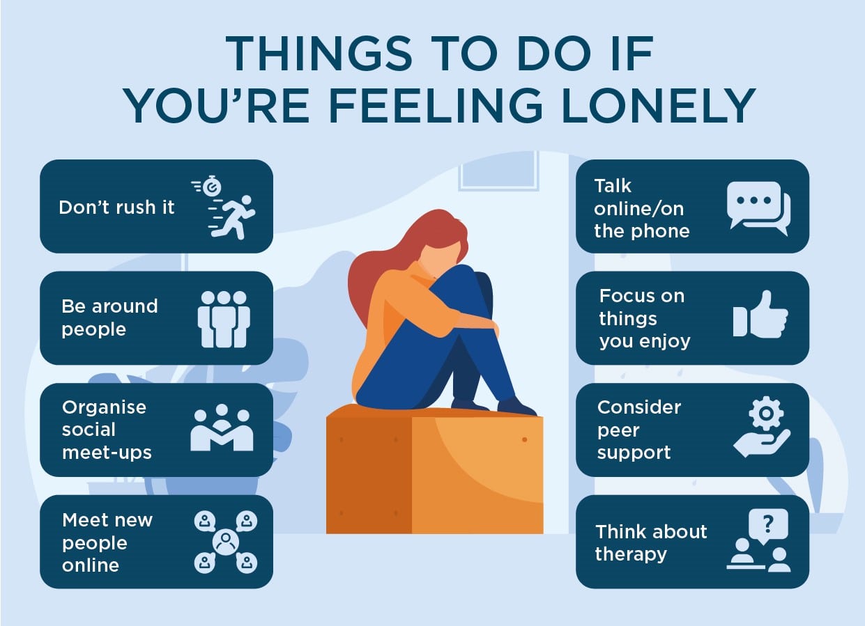 Feeling lonely, What to do when you feel alone