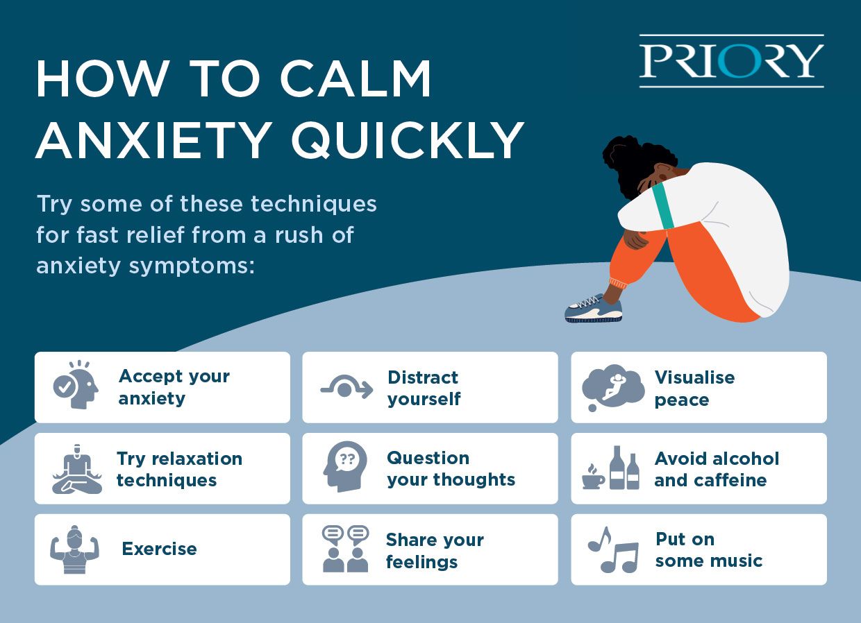 10 quick anxiety relief techniques 